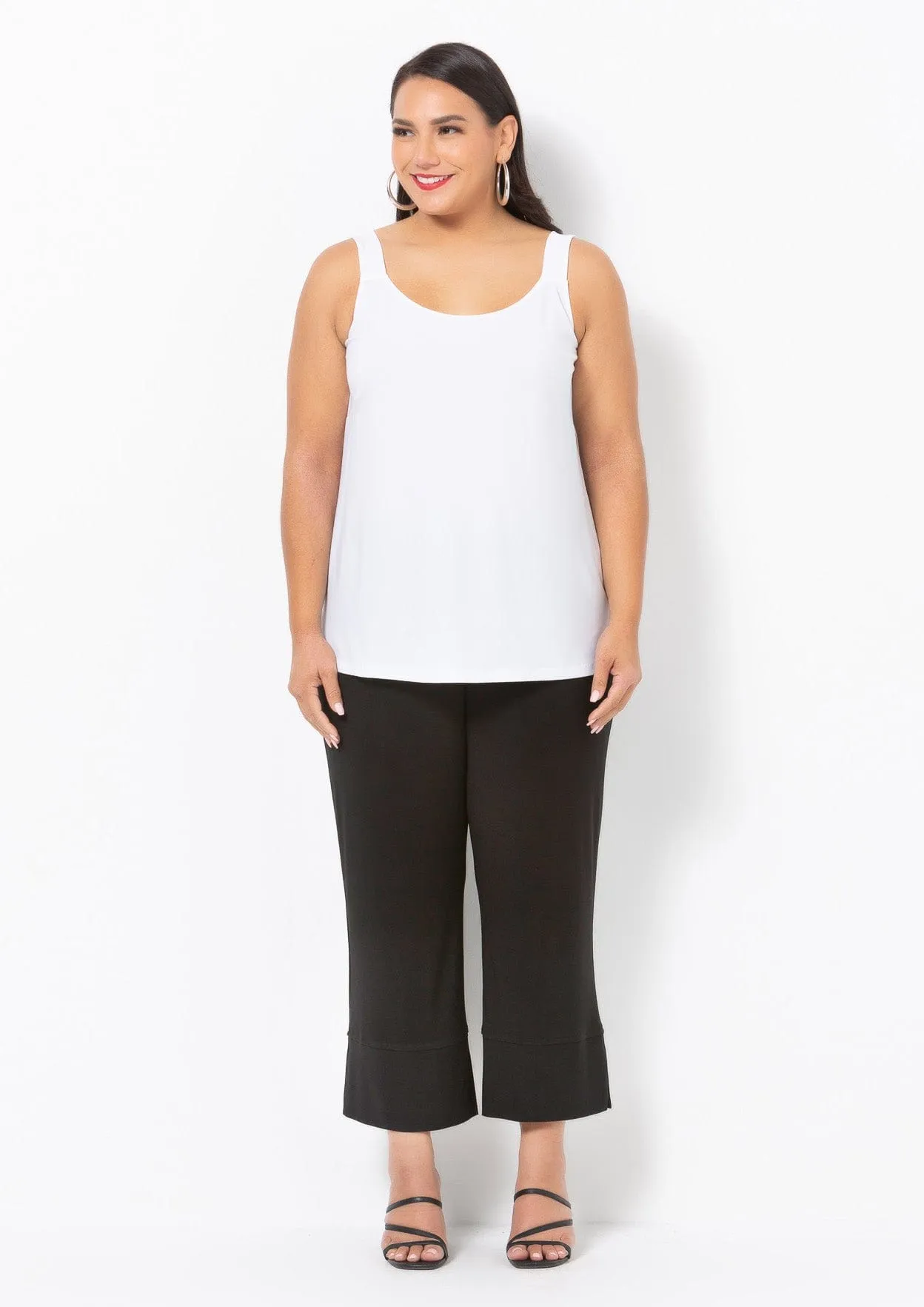 1006 Wide Crop Jersey Pant