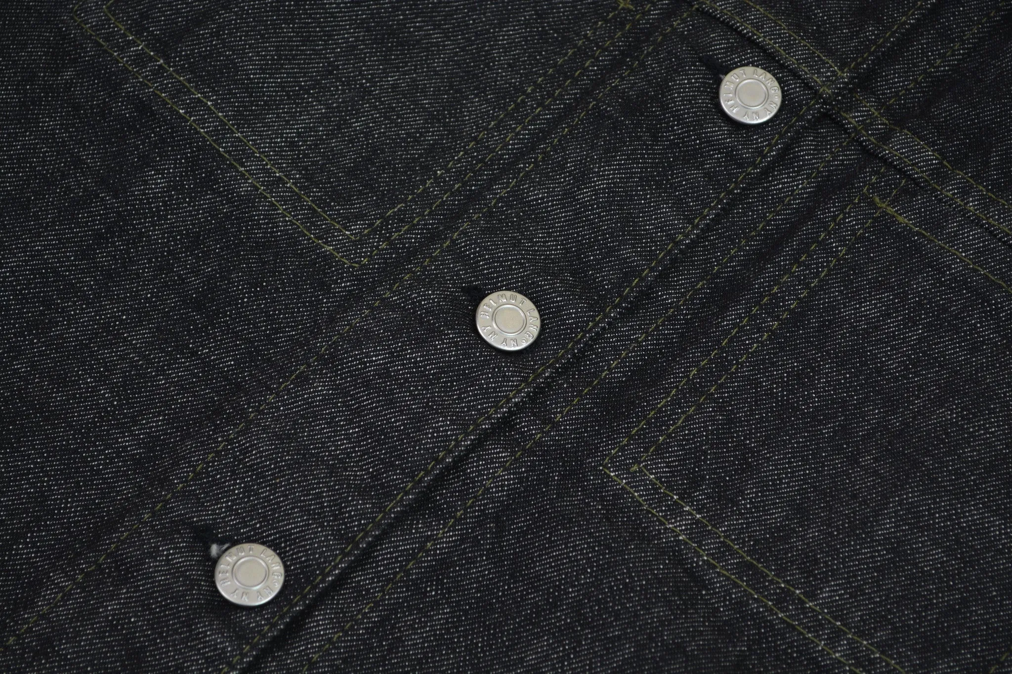 2002 Raw Denim 2 Slash Pocket Jacket with Turn Up Sleeves