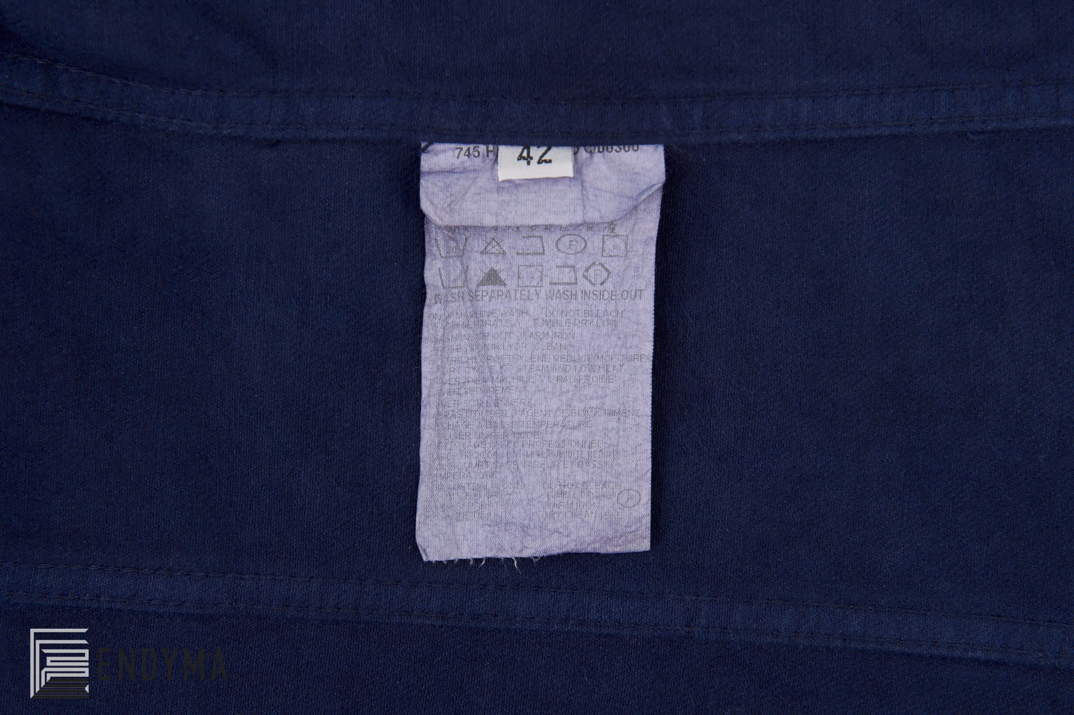 2004 Heavy Saturated Blue Denim Classic 2 Pocket Jacket