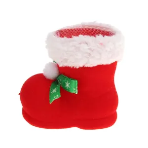 5pcs Cute Candy Holder Bag Boot Christmas Home New Year Xmas Stocking Decor