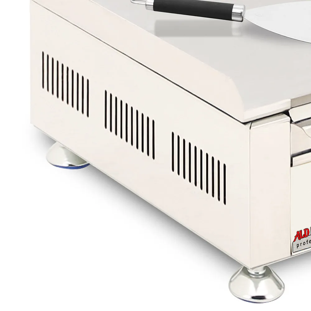 ALDKitchen Flat Top Griddle | Teppanyaki Grill with Single or Dual Thermostat | Manual | Stainless Steel