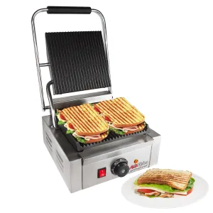 ALDKitchen Panini Sandwich Press Grill | Durable Construction with Adjustable Temperature Control ALDKitchen