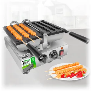 AP-448 Waffle Stick Maker | 3 Paw-Shaped Waffles | Round-Shaped Waffles