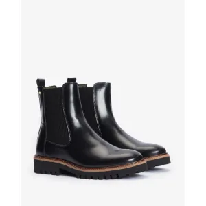 Barbour Harmby Ladies Chelsea Boot - Black Polido