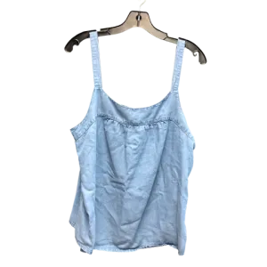 Blue Denim Top Sleeveless Gap, Size L