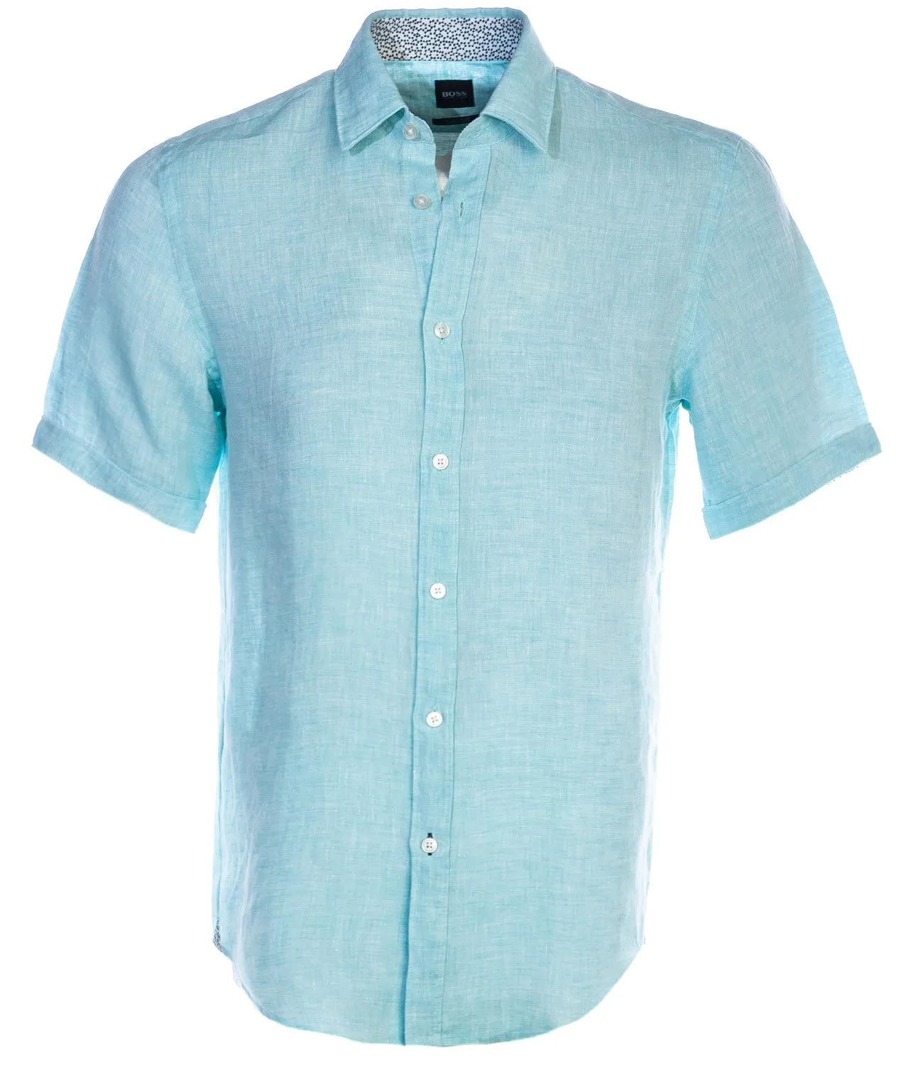 BOSS Luka_2 Short Sleeve Shirt in Mint