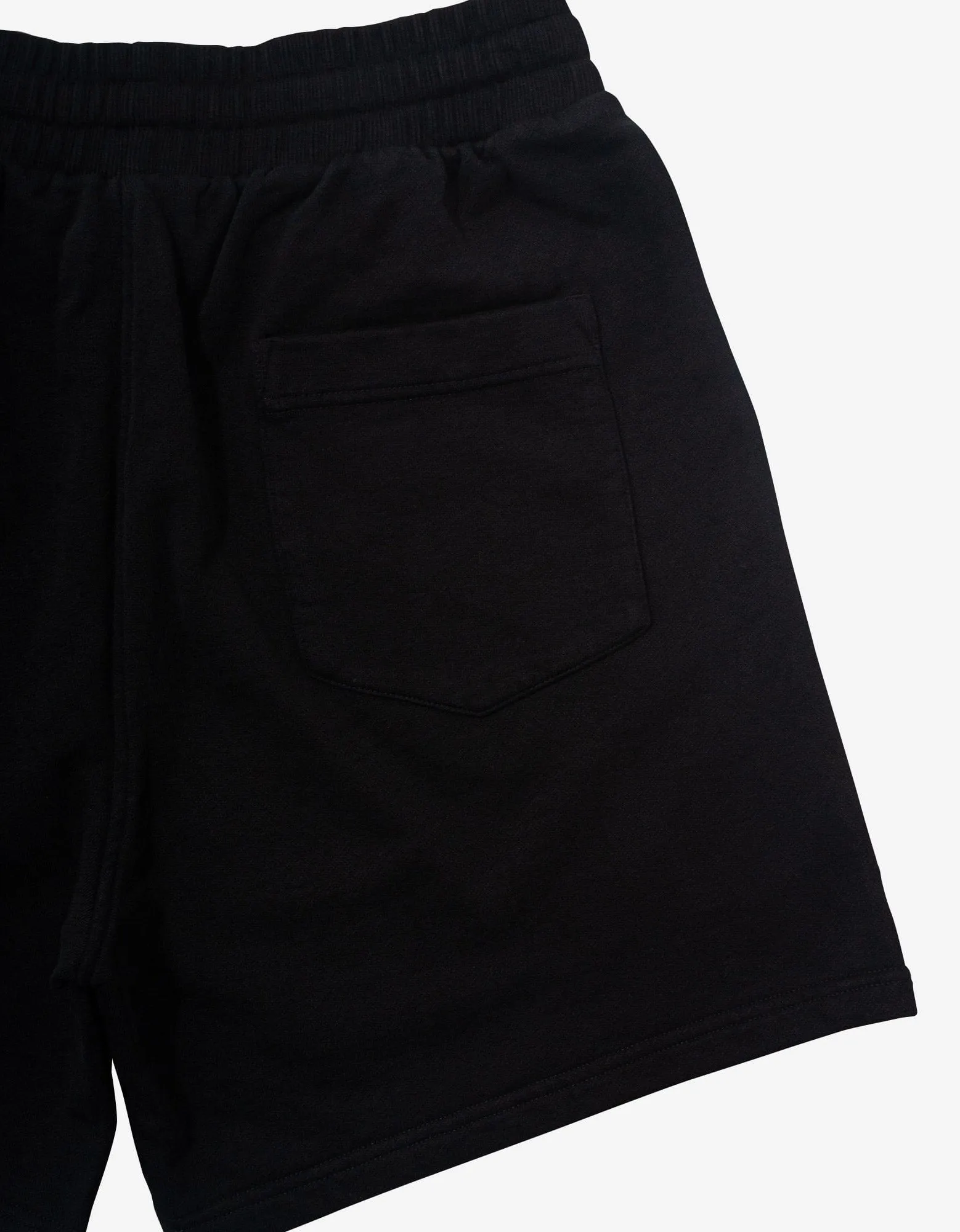 Casablanca Black Tennis Club Icon Embroidered Sweat Shorts