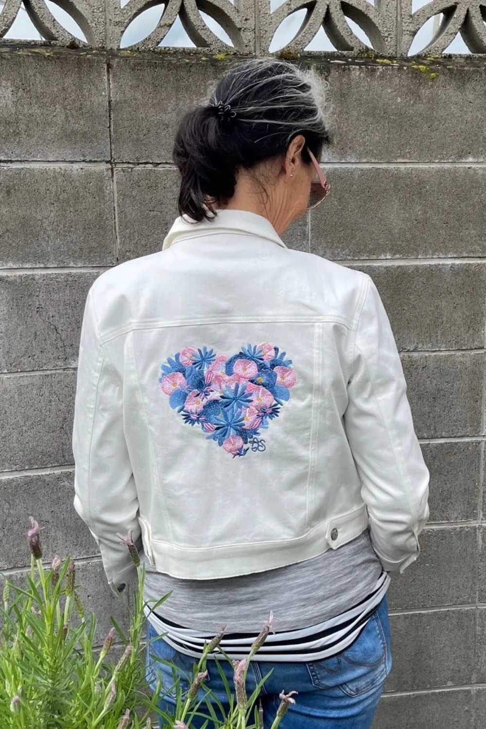 DJ Snowy Denim Jacket  - White