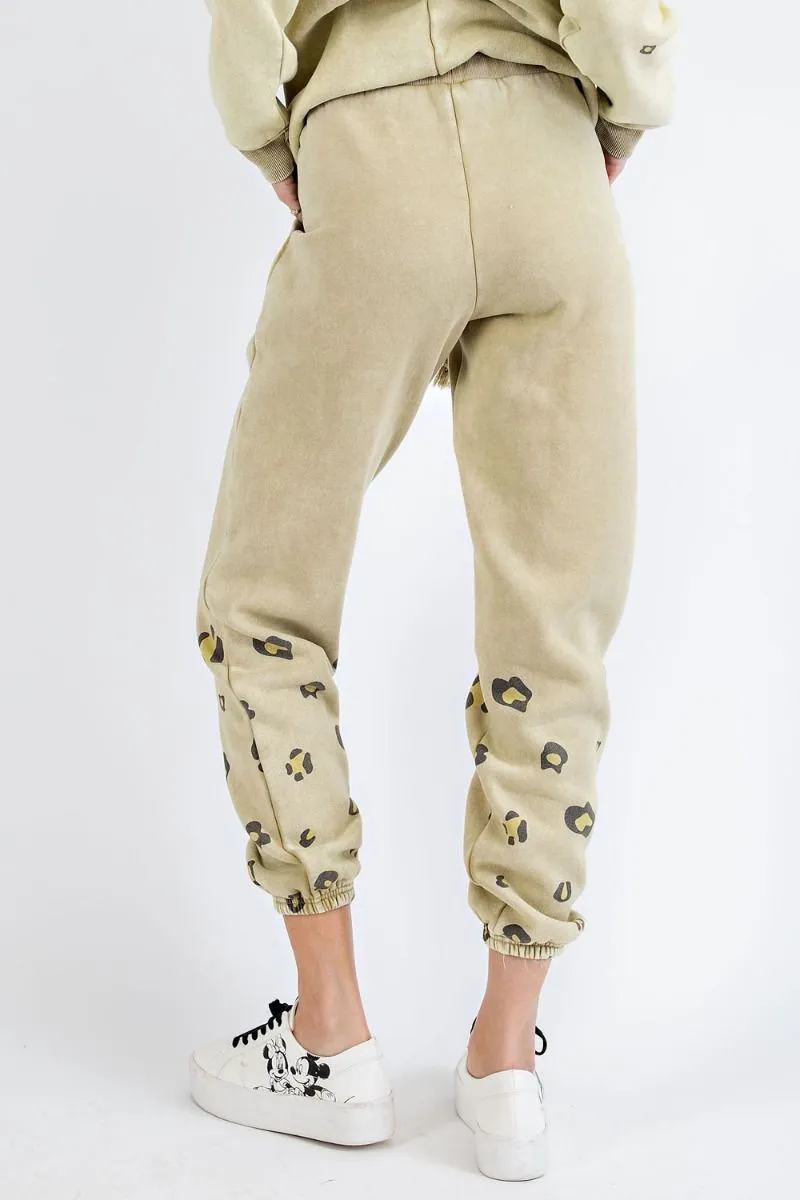 EB40461 LEOPARD PRINT SWEATPANT