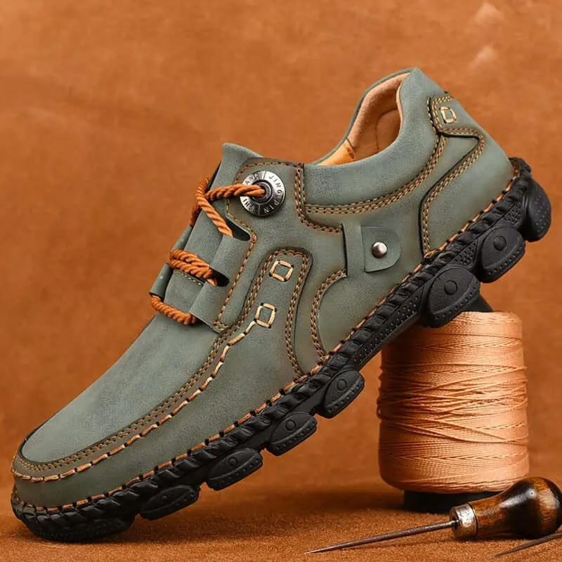 Ekko - Lace-Up Rugged Leather Shoes