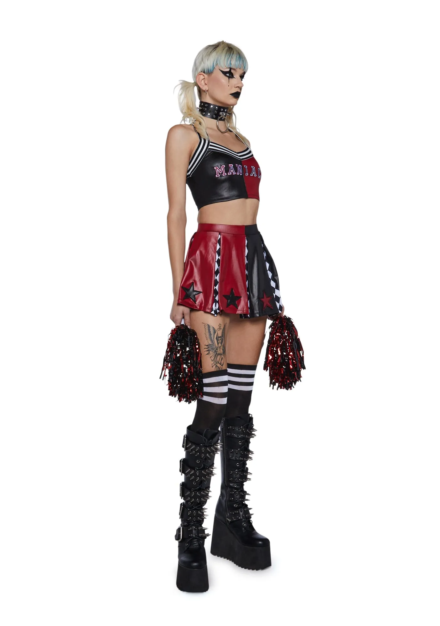 Harlequin Dreams Cheerleader Costume