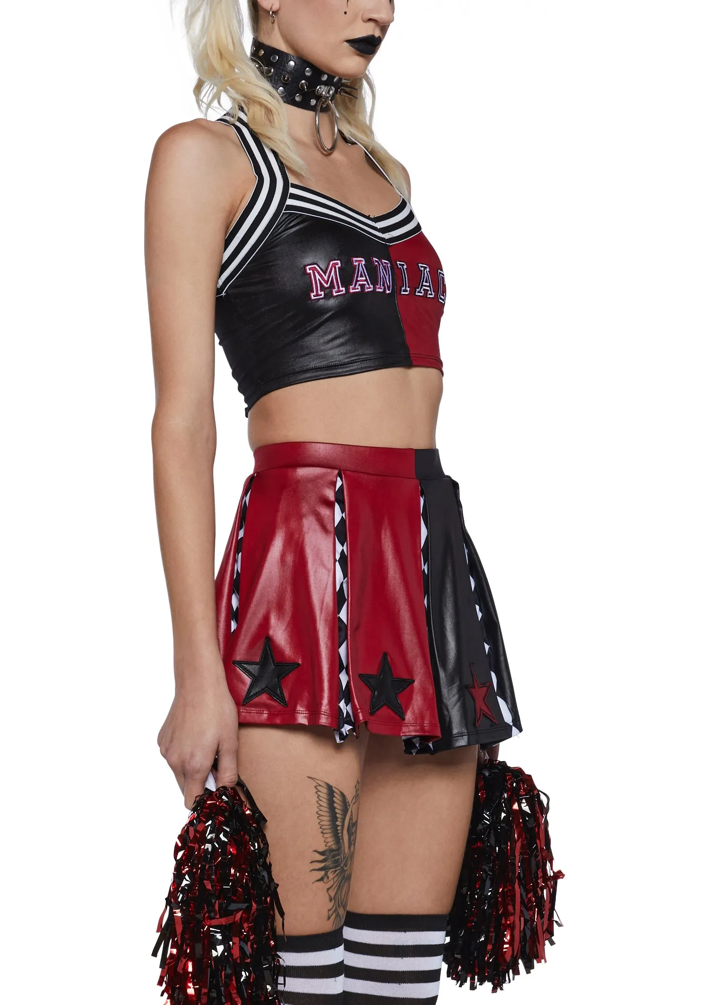 Harlequin Dreams Cheerleader Costume