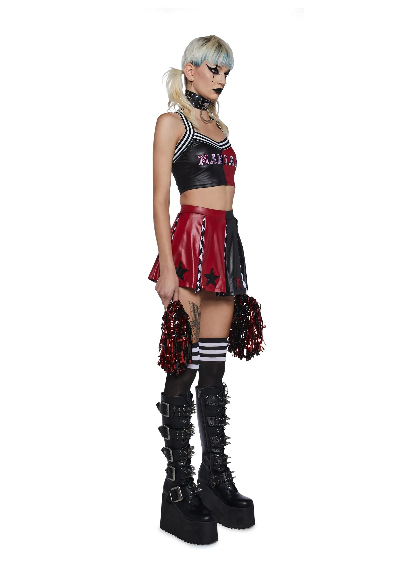 Harlequin Dreams Cheerleader Costume