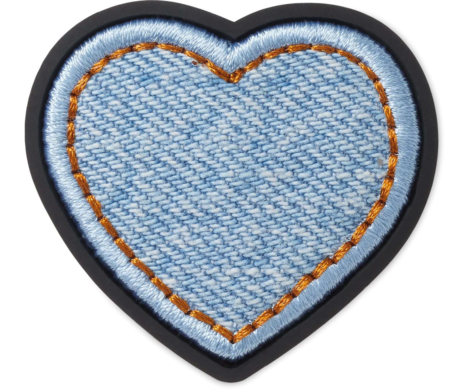 Jibbitz Denim Patch Heart