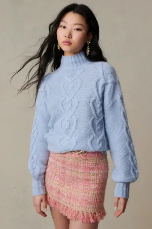 Love Shack Fancy - Izia Pullover in Blue Haze