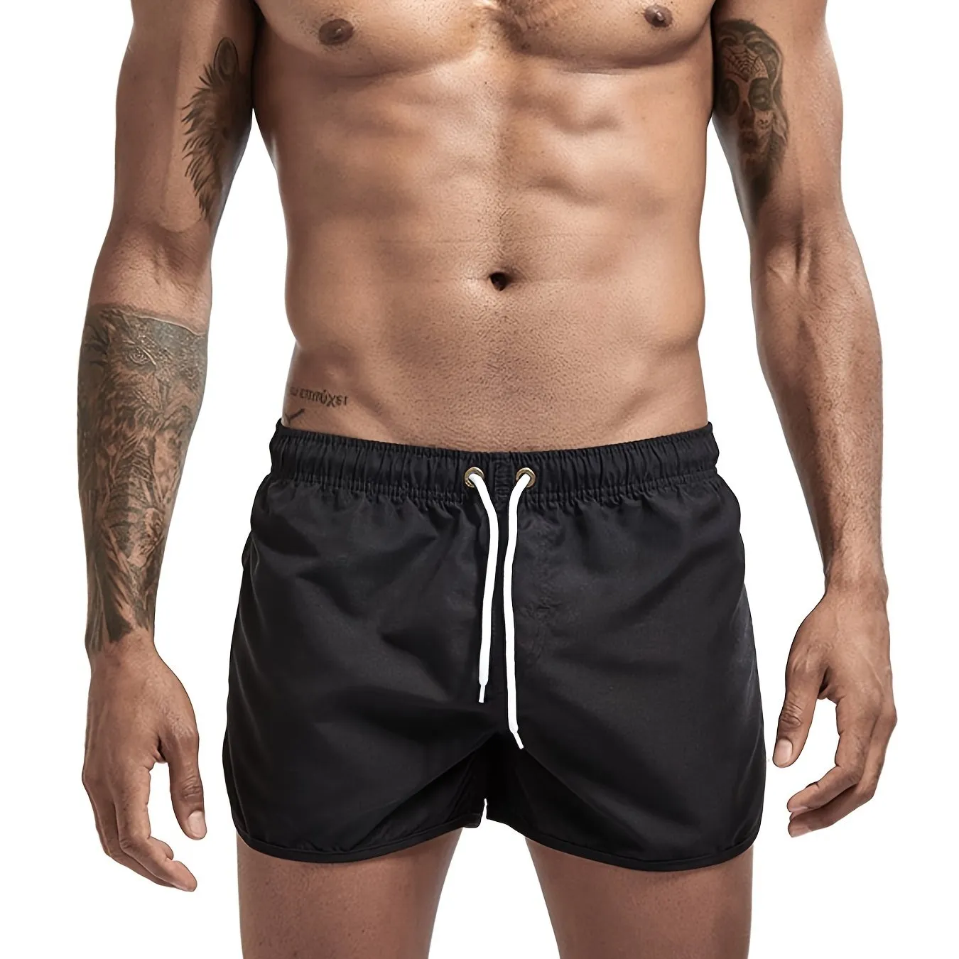 Men's Casual Drawstring Beach Shorts