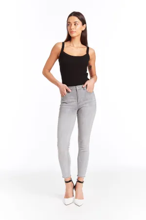 Mona - Fray Hem Skinny Crop