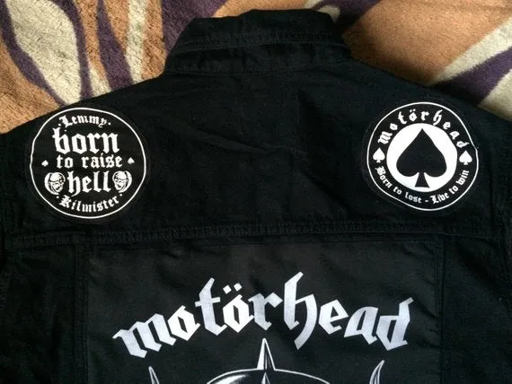 Motörhead Road Crew Denim Vest Cut-Off Battle Jacket Everything Louder