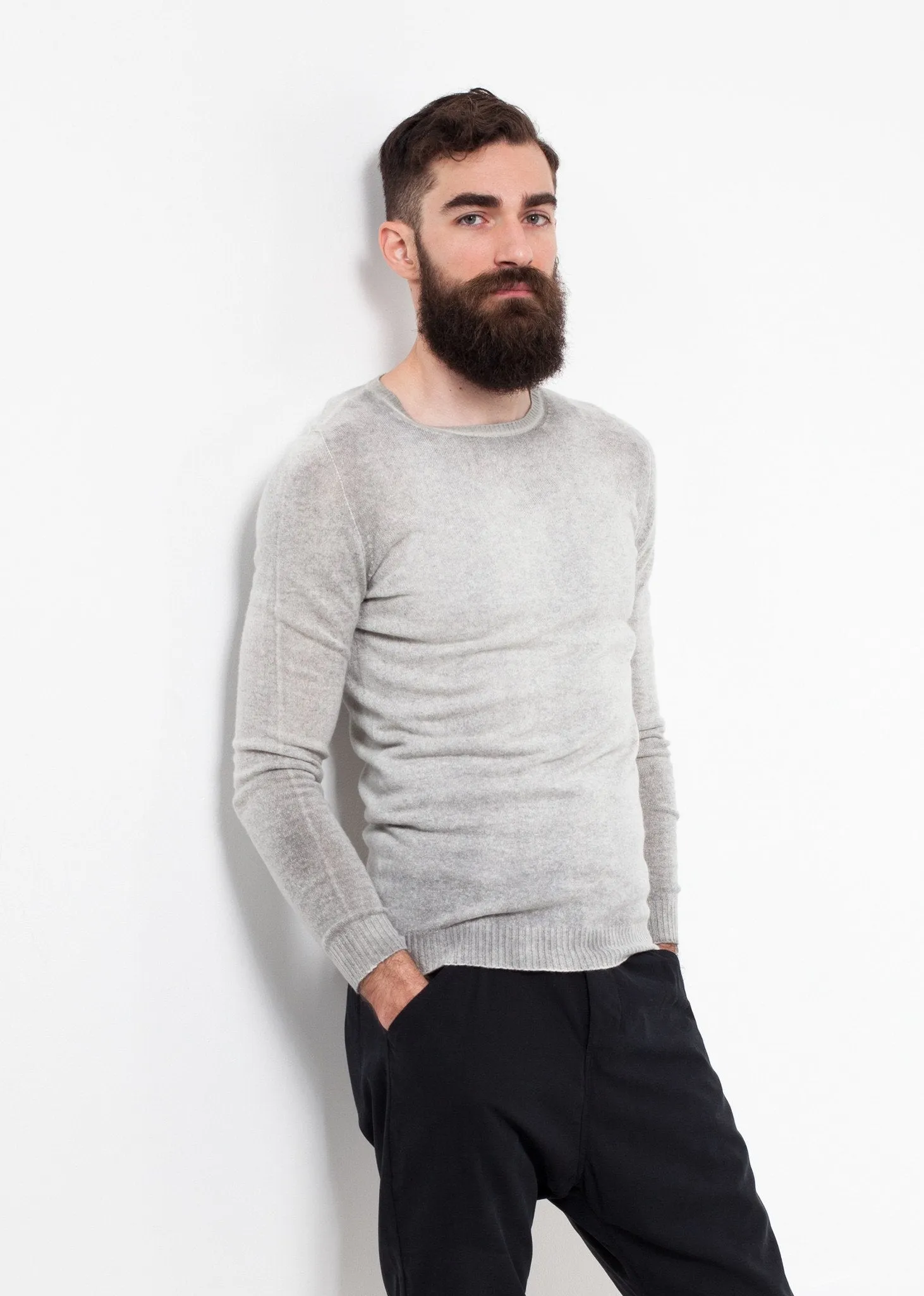 Mottled Cashmere Crewneck