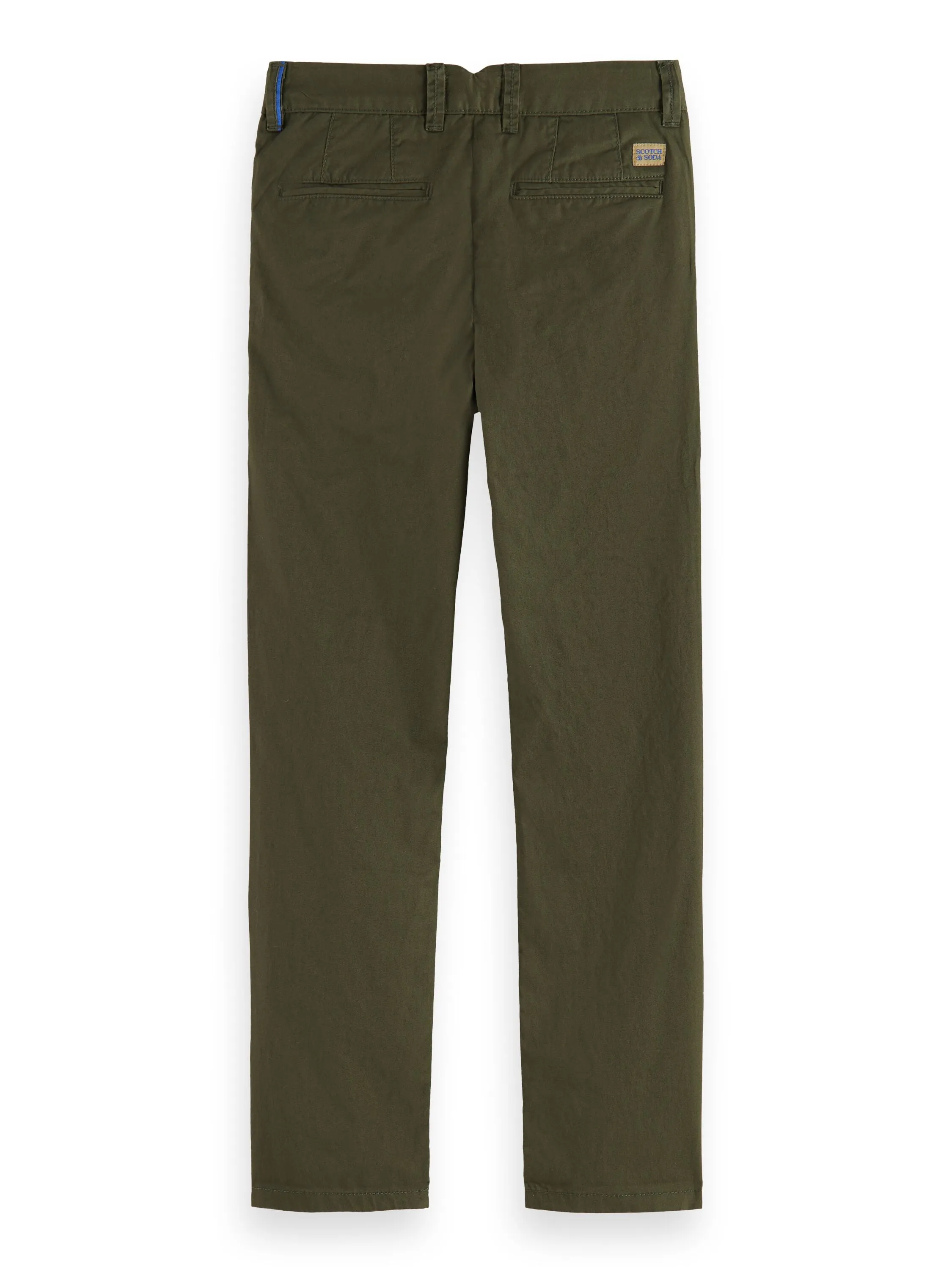 Peached Chino Pants | Military