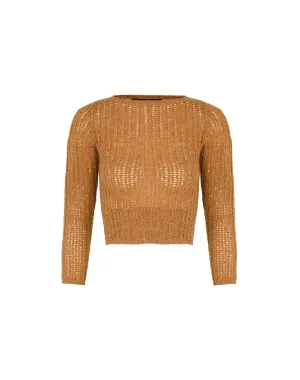 Ronny Pullover Sweater - Caramel