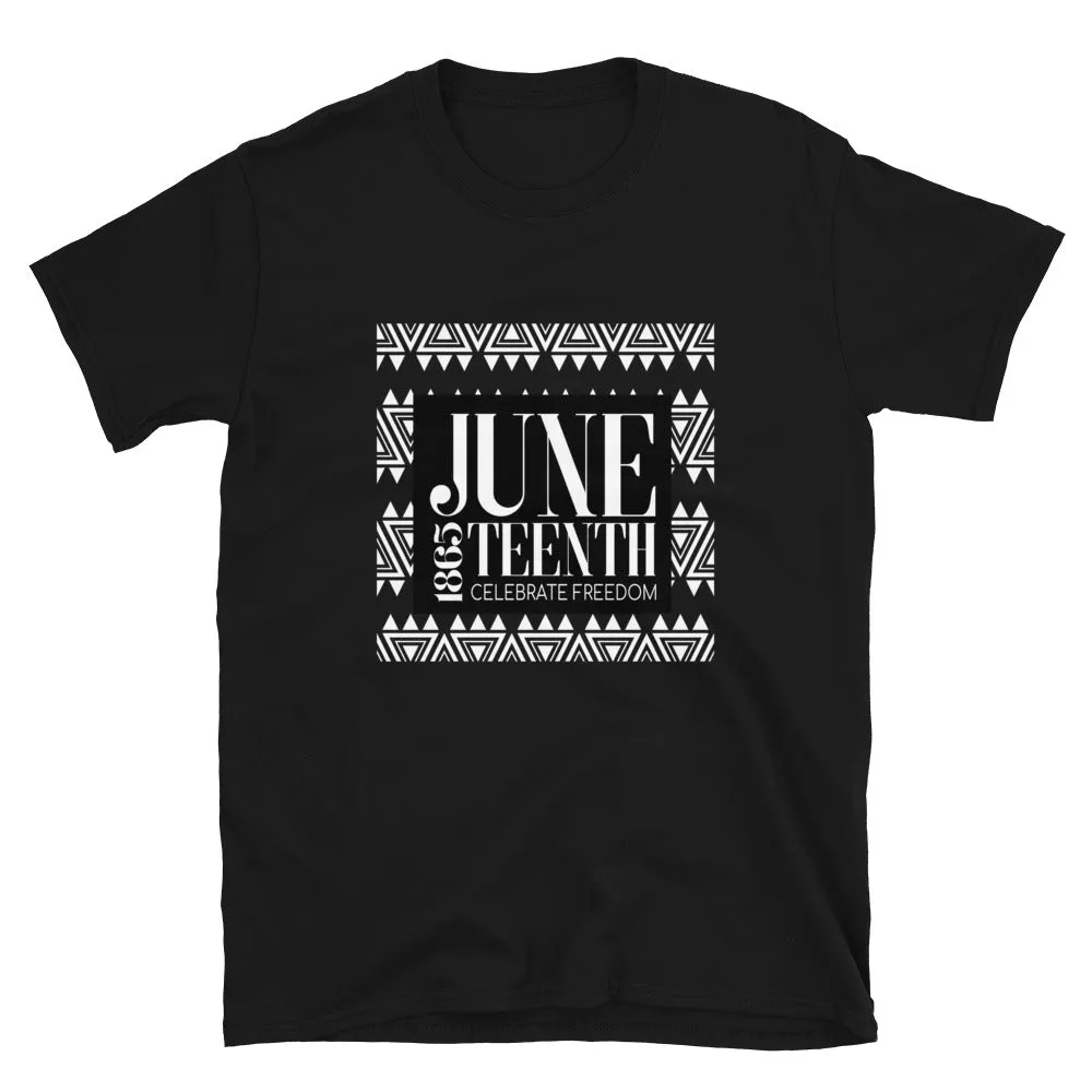 Short-Sleeve Unisex T-Shirt - Juneteenth 1865 Pattern