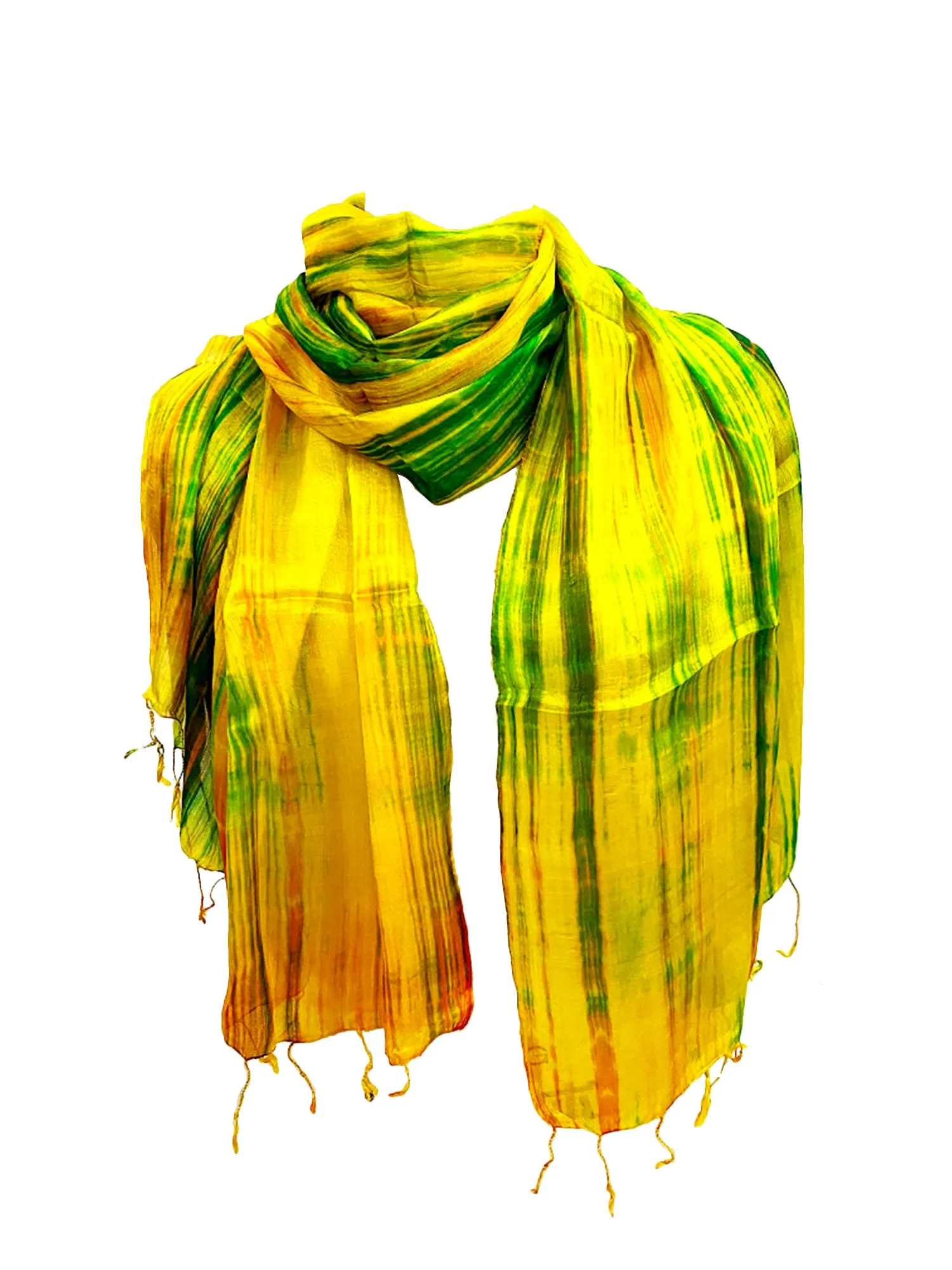 SILK SCARF YELOW