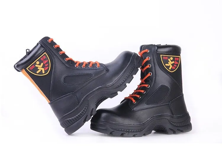 Steel Reinforced Fire Rescue Boots