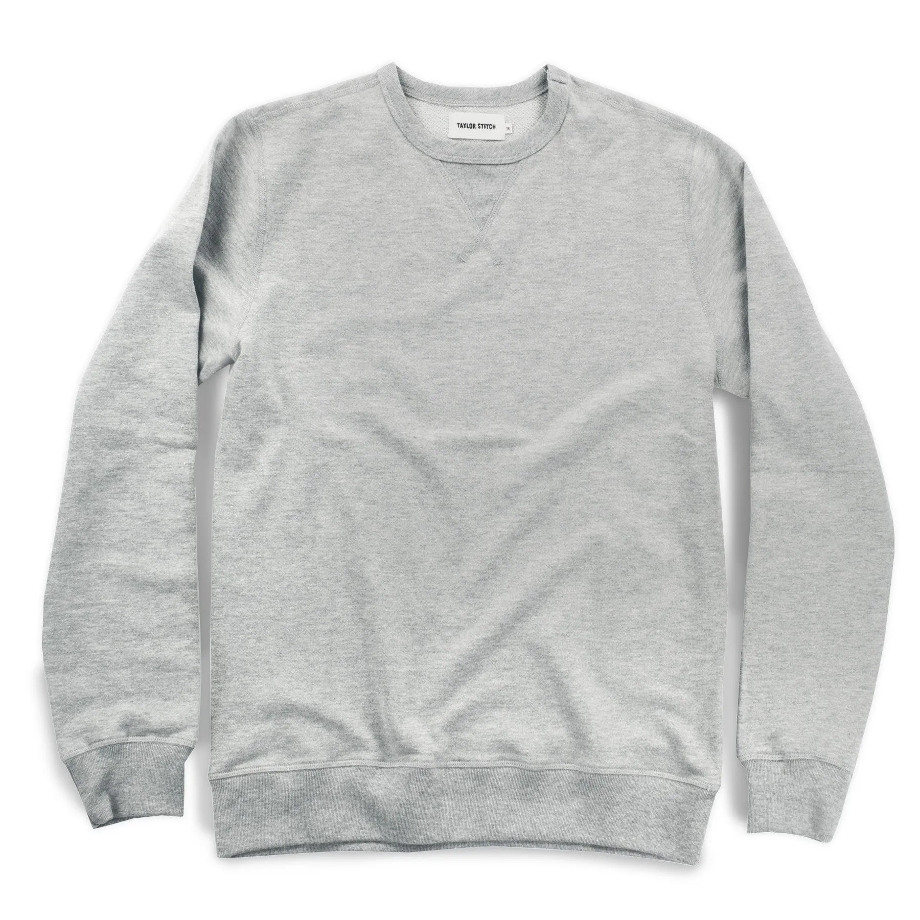 The Crewneck Sweatshirt in Heather Grey French Terry