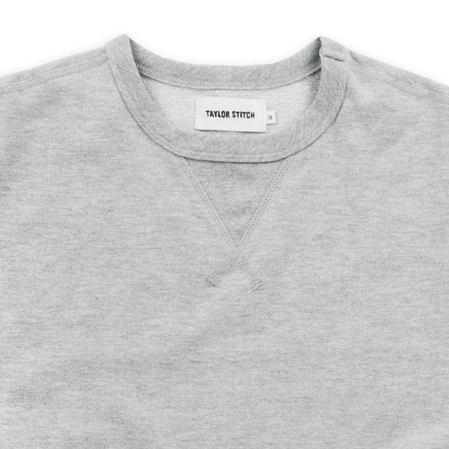 The Crewneck Sweatshirt in Heather Grey French Terry