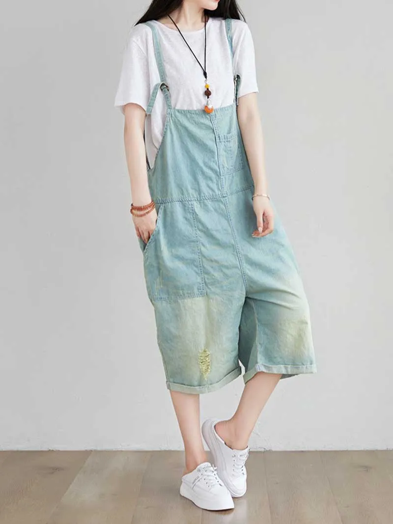 Wear Your Crown Denim Overall Dungarees