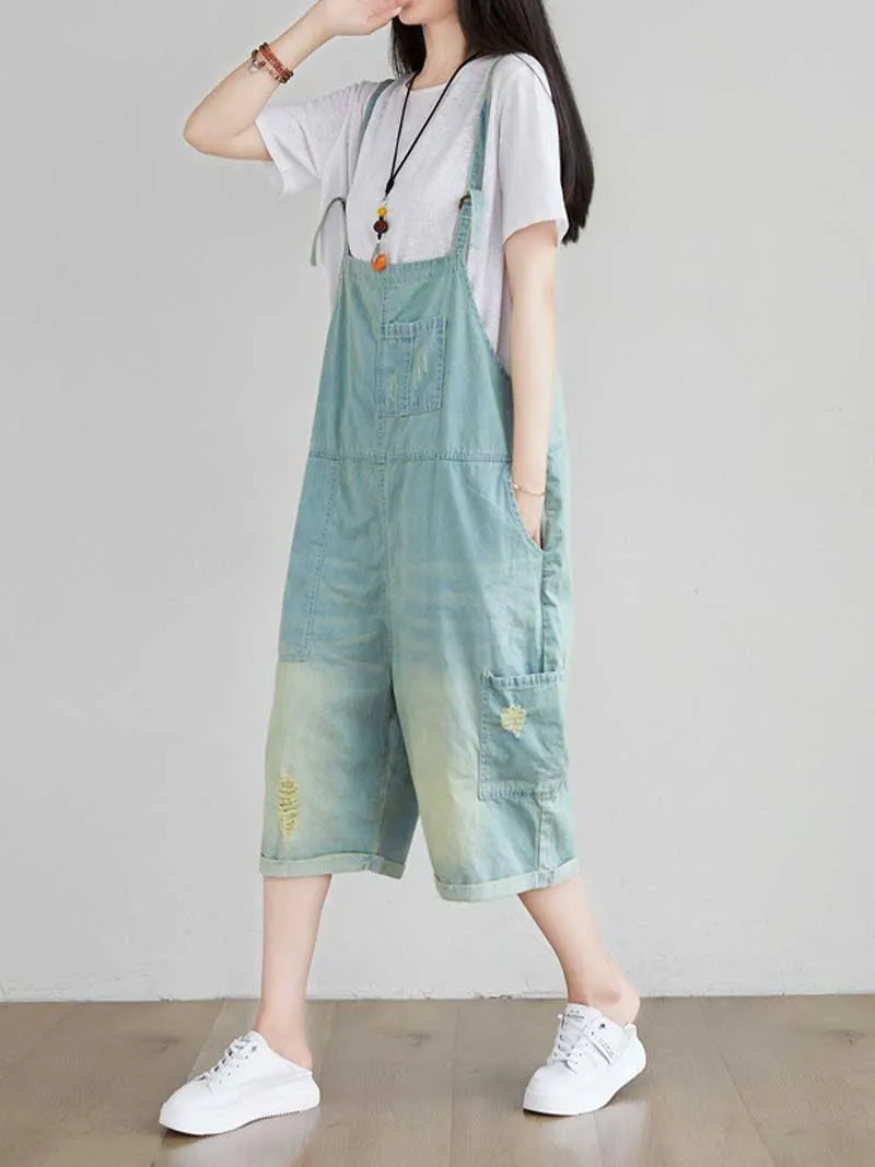 Wear Your Crown Denim Overall Dungarees