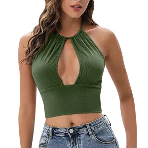 Women Summer Sexy Hollow Tops